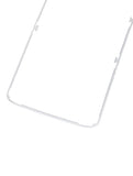 Replacement Front Frame Bezel Compatible with Motorola Droid Turbo 2 (XT1585 / XT1580 / XT1581 / 2015) (White)
