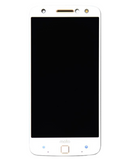 Replacement LCD Assembly With Frame Compatible with Motorola Moto Z Force Droid (XT1650-02 / 2016) (Genuine OEM) (White)