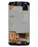 Replacement LCD Assembly With Frame Compatible with Motorola Moto Z Force Droid (XT1650-02 / 2016) (Genuine OEM) (White)