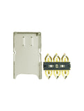 Replacement Sim Card And Memory Card Reader Flex Compatible with Motorola Moto Z Force Droid (XT1650-02 / 2016) (Soldering Required)