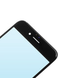Replacement 3 in 1 (Front Glass + Frame + OCA Pre-Installed) Compatible with Apple iPhone 6S (2 Pack) (Black)