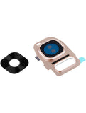 Replacement Back Camera Lens Compatible with Samsung Galaxy S7 / S7 Edge (Rose Gold)
