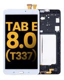 Replacement LCD Assembly With Frame Compatible with Samsung Galaxy Tab E 8.0" (T375 / T377 / T378) (2016) (Refurbished) (White)