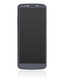 Replacement LCD Assembly With Frame Compatible with Motorola Moto G6 Play (XT1922 / 2018) (International Version) (Refurbished) (Black)
