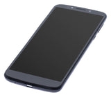 Replacement LCD Assembly With Frame Compatible with Motorola Moto G6 Play (XT1922 / 2018) (International Version) (Refurbished) (Black)