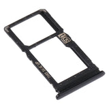 Replacement Dual Sim Card Tray Compatible with Motorola Moto G Power (XT2041-4 / 2020) (Smoke Black)