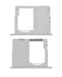 Replacement Single Sim Card Tray Compatible with Samsung Galaxy Tab A 10.1" (T515 / T517) (2019) (Silver)