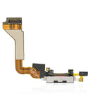 Replacement Charging Port Cable Compatible with Apple iPhone 4 (GSM) (Black)