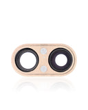 Replacement Back Camera Lens With Bracket & Bezel Compatible with Apple iPhone 8 Plus (Aftermarket Plus) (Gold) (10 Pack)