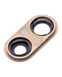 Replacement Back Camera Lens With Bracket & Bezel Compatible with Apple iPhone 8 Plus (Aftermarket Plus) (Gold) (10 Pack)