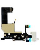 Replacement Charging Port Flex Cable Compatible with Apple iPhone 5 (Silver)