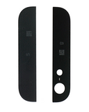 Replacement Back Glass (UP + Down) Compatible with Apple iPhone 5 (Black)