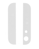 Replacement Back Glass (UP + Down) Compatible with Apple iPhone 5 (White)