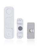 Replacement Hard Buttons Set (Power / Volume / Vibrator) Compatible with Apple iPhone 5 (Silver)
