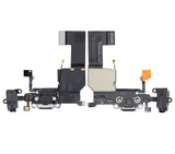 Replacement Charging Port Flex Cable Compatible with Apple iPhone 5C (Black)