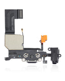 Replacement Charging Port Flex Cable Compatible with Apple iPhone 5C (Black)