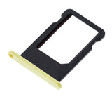 Replacement Sim Card Tray Compatible with Apple iPhone 5C (Yellow)