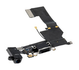 Replacement Charging Port Flex Cable Compatible with Apple iPhone 5S (Space Gray)