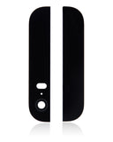 Replacement Back Glass (Up + Down) Compatible with Apple IPhone 5S (Black)