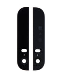 Replacement Back Glass (Up + Down) Compatible with Apple IPhone 5S (Black)
