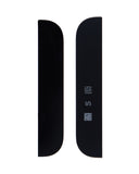 Replacement Back Glass (Up + Down) Compatible with Apple IPhone 5S (Black)