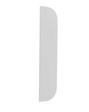 Replacement Back Glass (Up + Down) Compatible with Apple iPhone 5S (White)