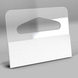Strong Self Adhesive Hang Tabs Compatible with Others Retail Displays (2 x 2") (100 Pack)