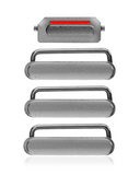 Replacement Hard Buttons (Power / Volume / Switch) Compatible with Apple iPhone 6 / 6 Plus (Space Gray)