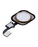 Replacement Home Button With Flex Compatible with Apple iPhone 6 / 6 Plus (Gold)