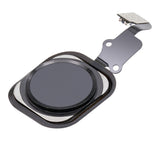 Replacement Home Button With Flex Compatible with Apple iPhone 6 / 6 Plus (Space Gray)