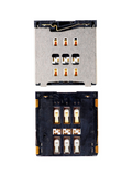 Replacement Sim Card Reader Compatible with Apple iPhone 6 / 6 Plus (J3101_RF)