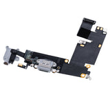 Replacement Charging Port Flex Cable Compatible with Apple iPhone 6 Plus (Aftermarket) (Silver)
