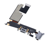 Replacement Charging Port Flex Cable Compatible with Apple iPhone 6 Plus (Aftermarket) (Silver)