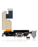 Replacement Charging Port Flex Cable Compatible with Apple iPhone 6 Plus (Aftermarket) (Space Gray)