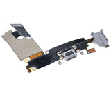Replacement Charging Port Flex Cable Compatible with Apple iPhone 6 Plus (Premium) (Silver)