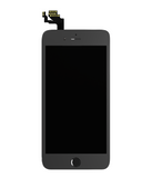 Replacement 4 in 1 (Front Glass + Frame + Polarizer + OCA Pre-Installed) Compatible with Apple iPhone 6 Plus (2 Pack) (Black)