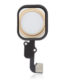 Replacement Home Button With Flex Compatible with Apple iPhone 6S / 6S Plus (Gold)
