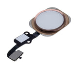 Replacement Home Button With Flex Compatible with Apple iPhone 6S / 6S Plus (Rose Gold)