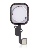 Replacement Home Button With Flex Compatible with Apple iPhone 6S / 6S Plus (Silver)
