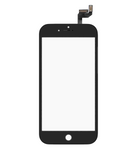 Replacement 3 in 1 (Front Glass + Frame + OCA Pre-Installed) Compatible with Apple iPhone 6S (2 Pack) (Black)