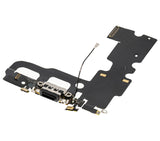 Replacement Charging Port Flex Cable Compatible with Apple iPhone 7 (Premium) (Jet / Matte Black)