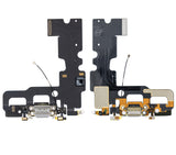 Replacement Charging Port Flex Cable Compatible with Apple iPhone 7 (Premium) (Silver)