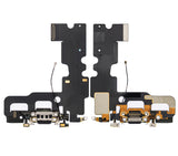 Replacement Charging Port Flex Cable Compatible with Apple iPhone 7 (Aftermarket) (Jet / Matte Black)