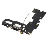 Replacement Charging Port Flex Cable Compatible with Apple iPhone 7 (Aftermarket) (Jet / Matte Black)