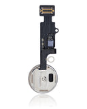 Replacement Home Button With Flex Compatible with Apple iPhone 7 / 7 Plus / 8 / 8 Plus / SE (2020) / SE (2022) (Gold) (Warning: For Cosmetic Use Only)