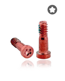 Replacement Bottom Screws Compatible with Apple iPhone 7 / 7 Plus (Red / Rose Gold) (100 Pack)