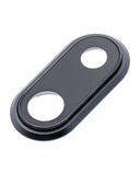 Replacement Back Camera Lens With Bracket & Bezel Compatible with Apple iPhone 8 Plus (Aftermarket Plus) (Space Gray) (10 Pack)