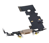 Replacement Charging Port Flex Cable Compatible with Apple iPhone 8 (Premium) (Gold)