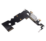 Replacement Charging Port Flex Cable Compatible with Apple iPhone 8 (Premium) (Silver)