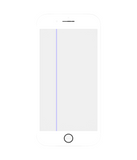 Replacement 4 in 1 (Front Glass + Frame + Polarizer + OCA Pre-Installed) Compatible with Apple iPhone 8 (2 Pack) (White)